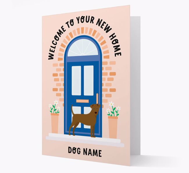 Welcome To Your New Home: Personalized {breedFullName} Card